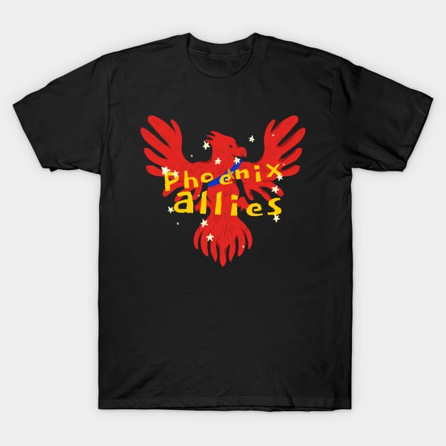 Great and Awesome Phoenix Allies Design T-Shirt by ArtPace